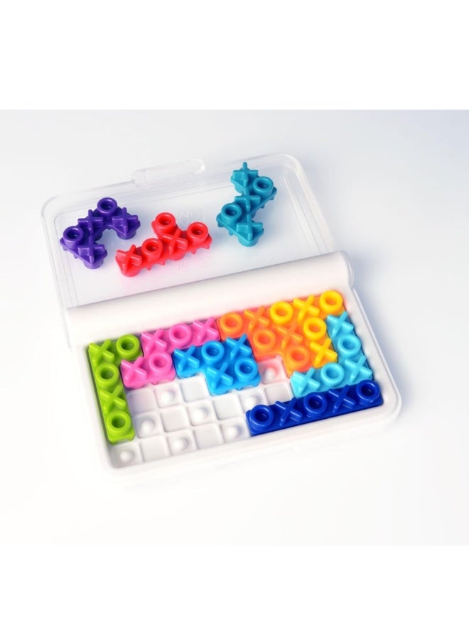 SmartGames IQ XOXO, Fun IQ Brain Teaser Puzzle, Cognitive Development STEM Toy with 120+ Challenges, Travel Friendly Handheld Educational Matching Puzzle Game, Suitable for Children Above 6+ - Image 4